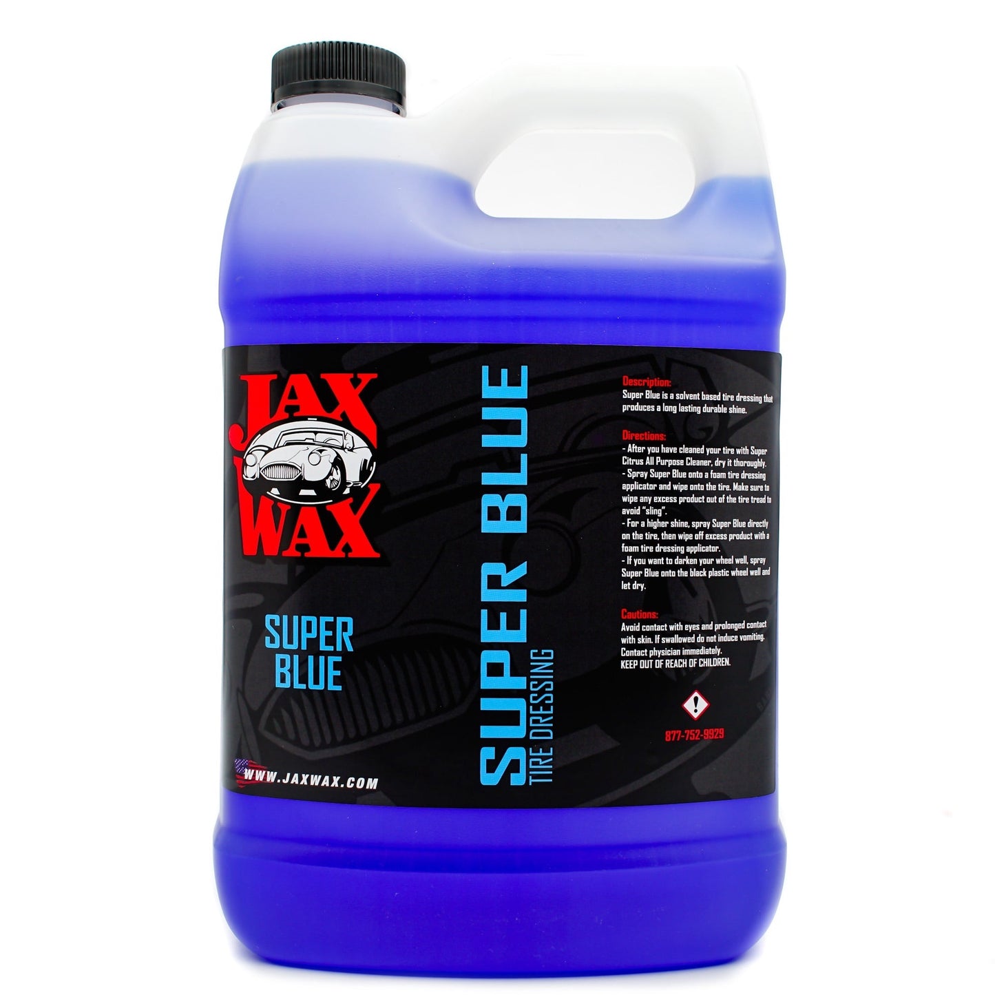 Jax Wax - Super Blue Solvent Based Tire Dressing - 1gal