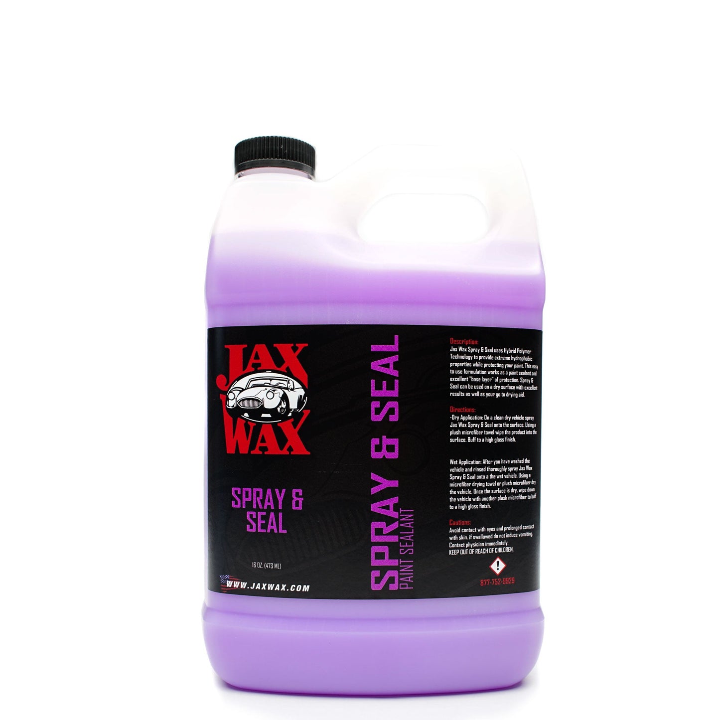 Jax Wax - Spray & Seal Paint Sealant - 1gal