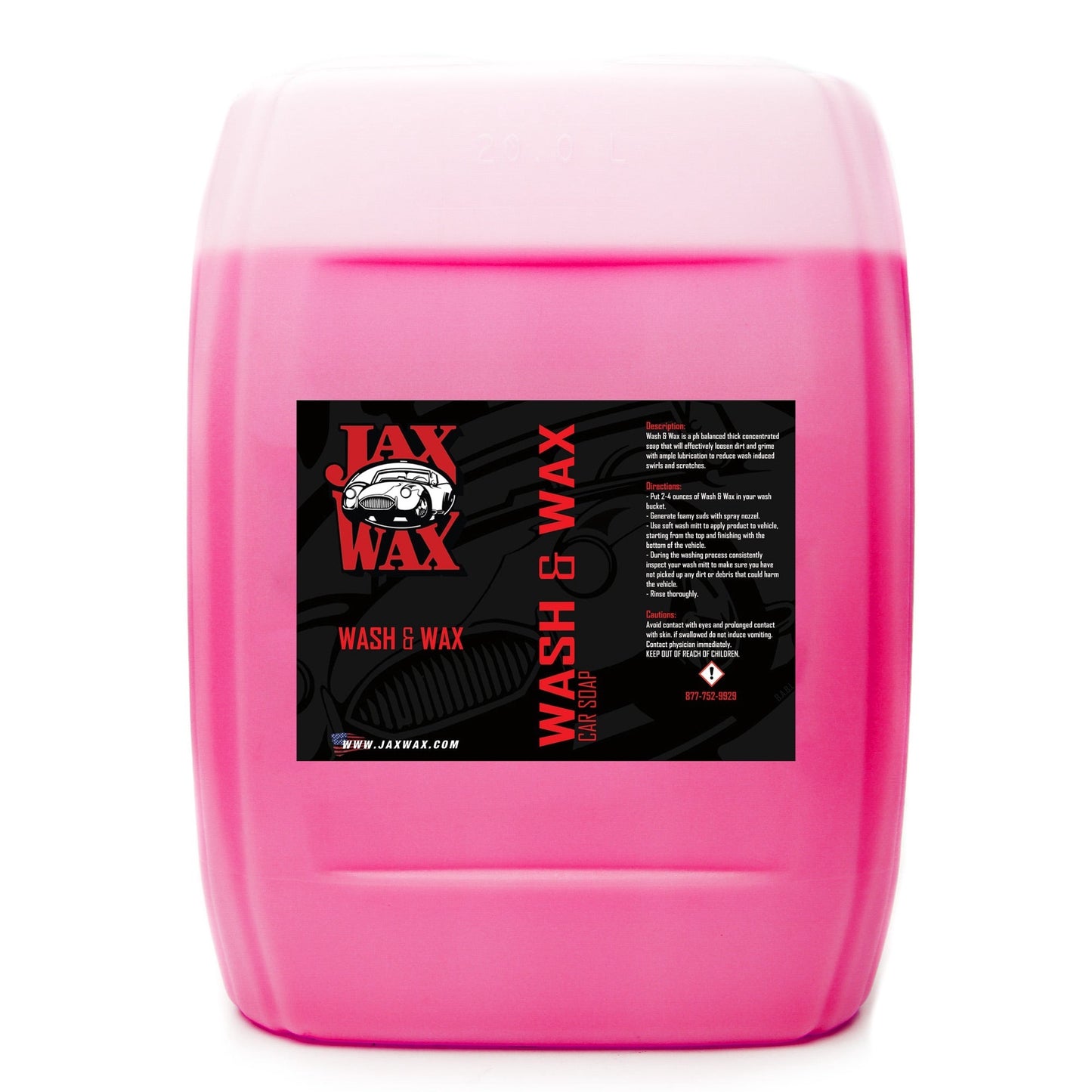 Jax Wax - Wash & Wax Car Soap - 5gal