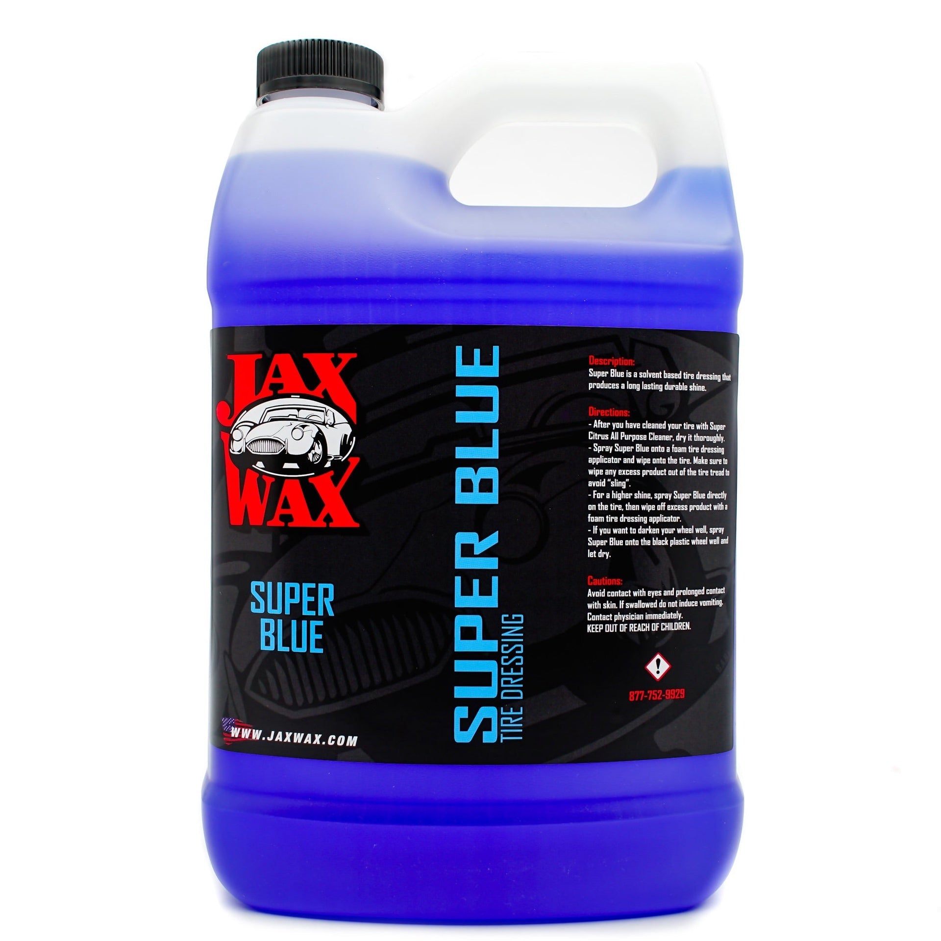 Jax Wax - Super Blue Solvent Based Tire Dressing - 1gal