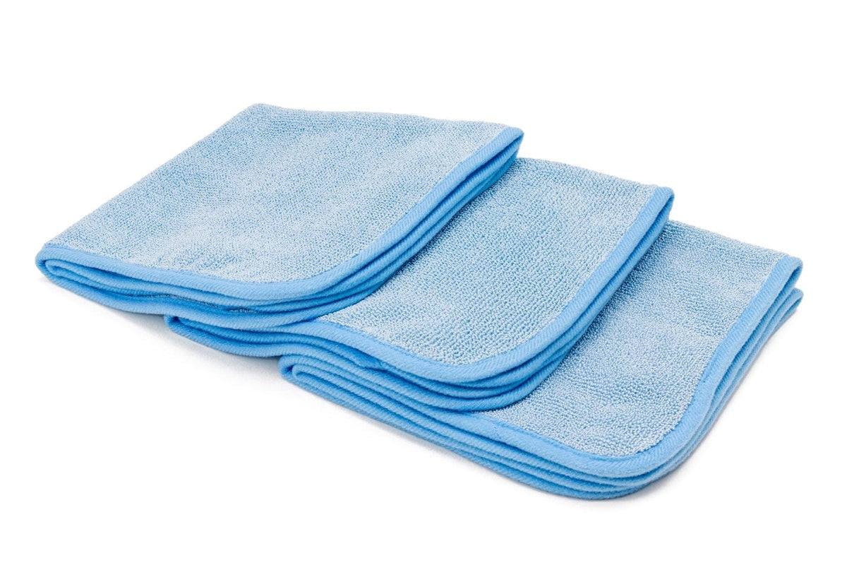 AutoFiber - Korean Twist Glass Towel 3pk - Blue