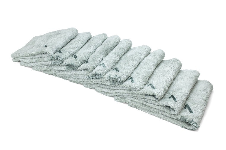 AutoFiber - Korean Quadrant Plush Coating Towel Gray - 10pk