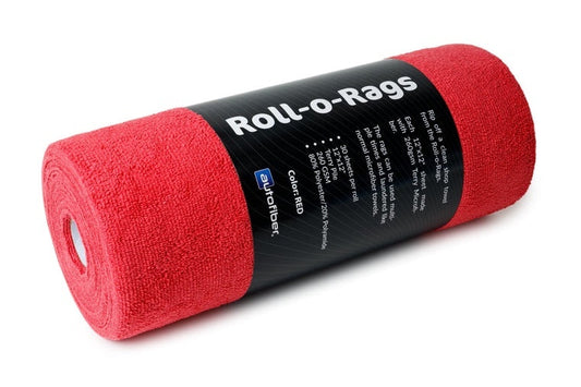 AutoFiber - Roll O Rags Red - 30pk