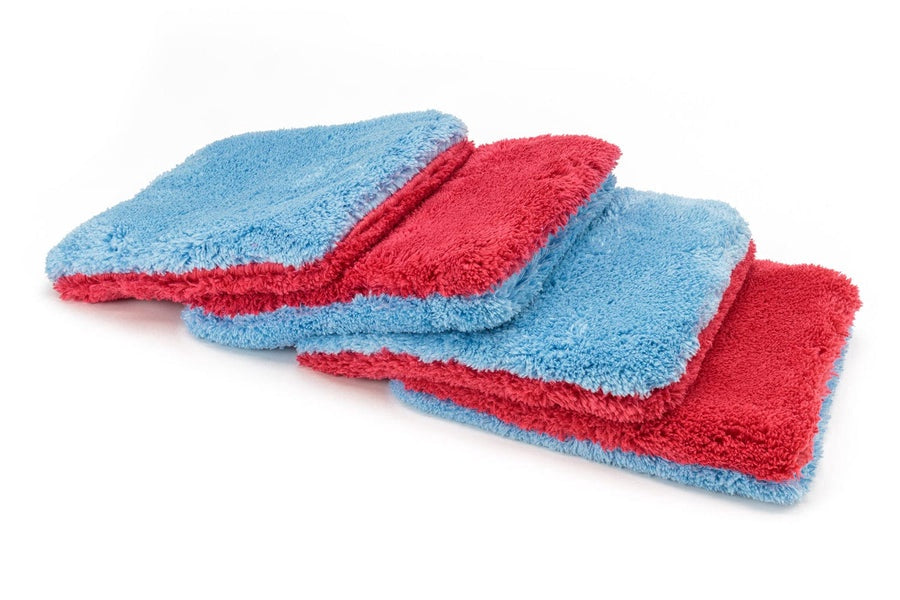 AutoFiber - Flat Out Wash Pad Red/Blue - 4pk