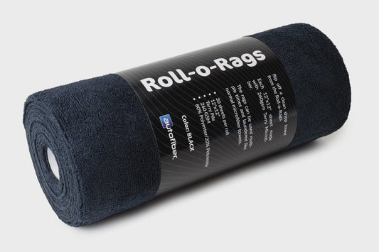 AutoFiber - Roll O Rags Black - 30pk