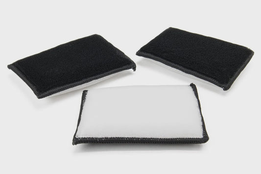 AutoFiber - Scrub Ninja - 3pk - Black/White