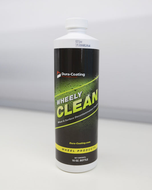 Can of Dura-Coating Wheely Clean on a white background