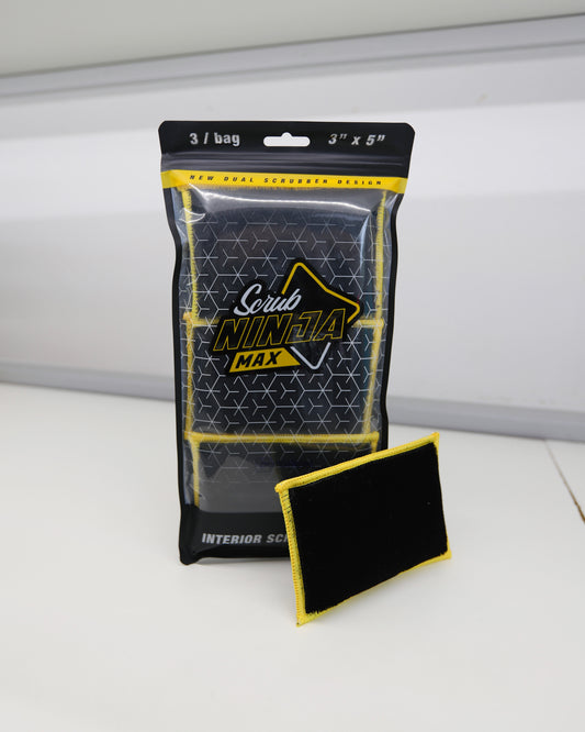 AutoFiber - Scrub Ninja Max Black/Yellow - 3pk