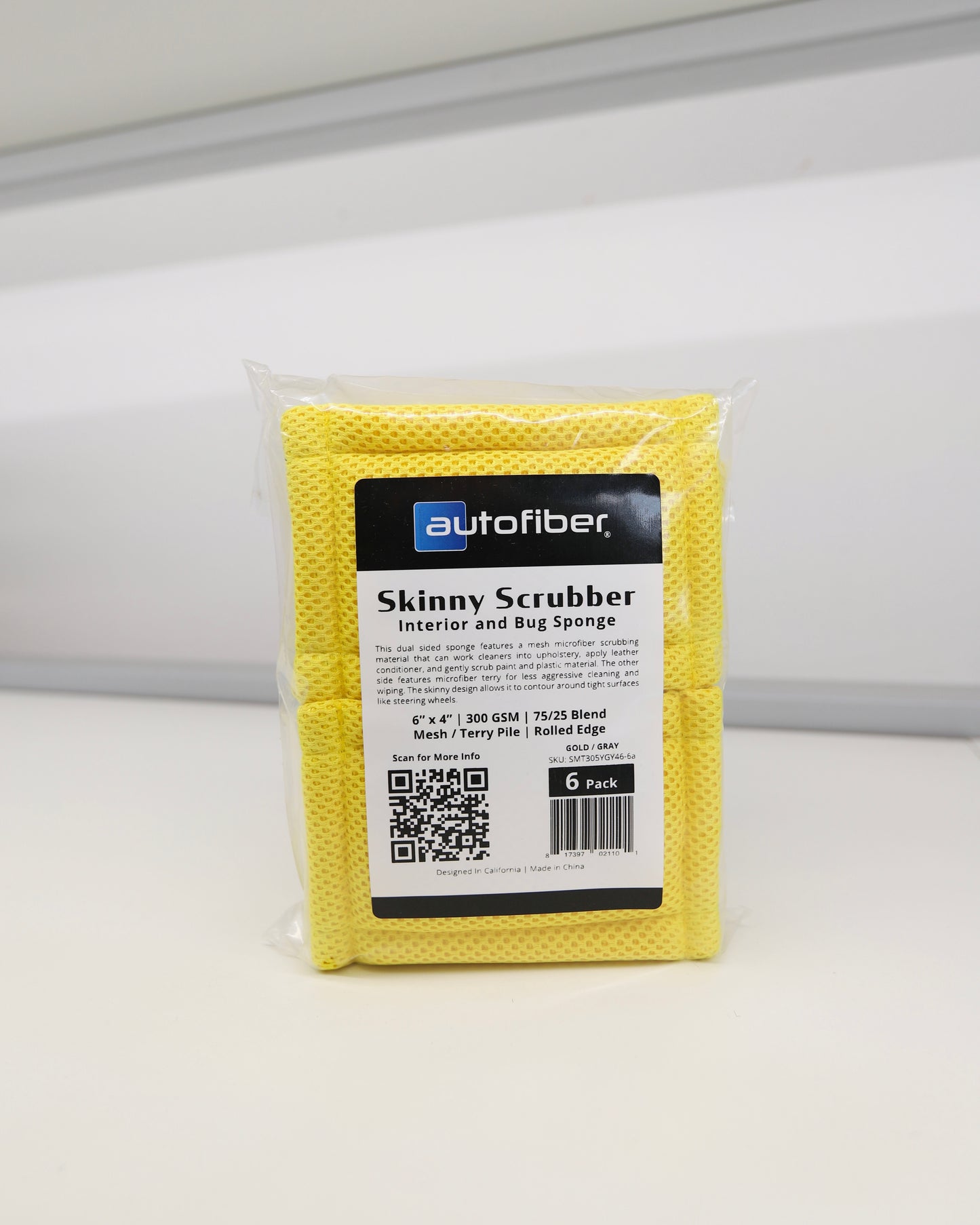 AutoFiber - Skinny Scrubber - 6pk