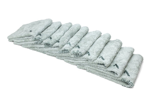 AutoFiber - Korean Quadrant Plush Coating Towel Gray - 10pk