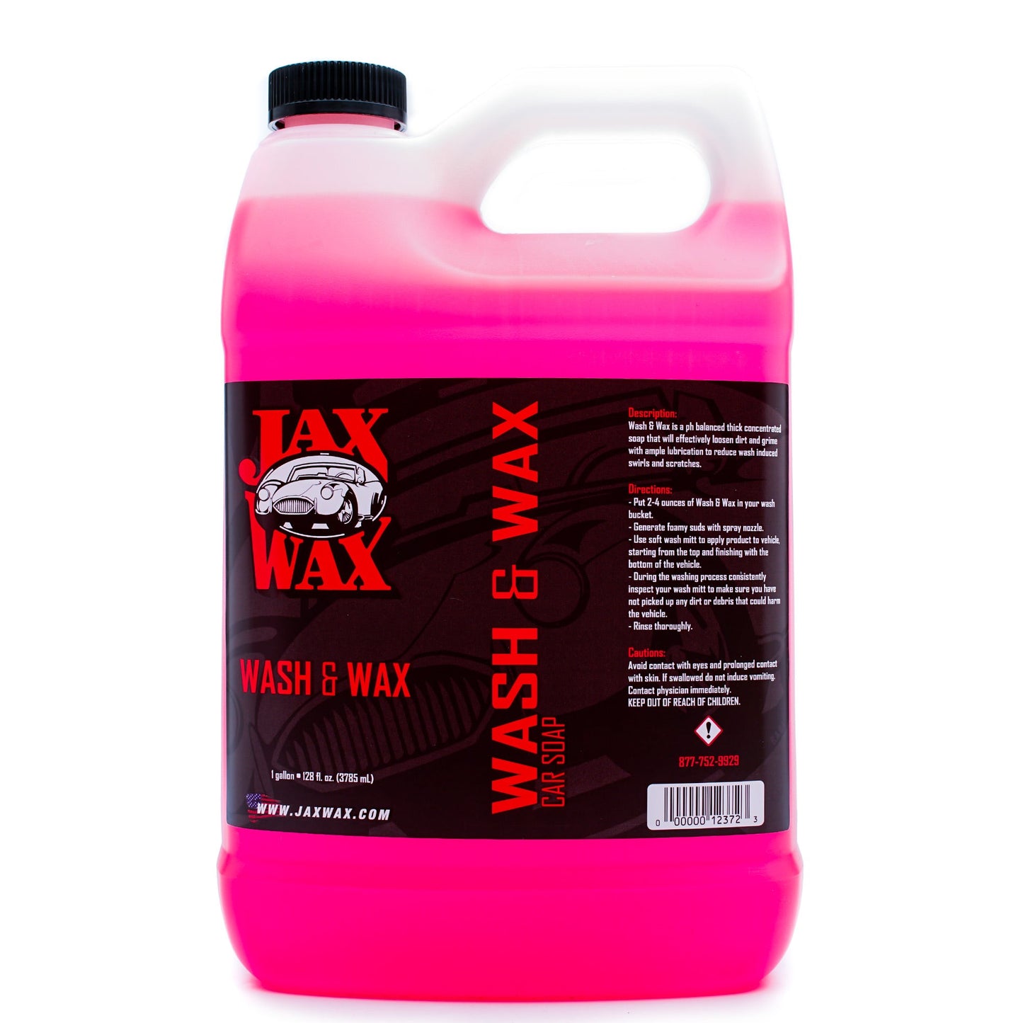 Jax Wax - Wash & Wax Car Soap - 1gal